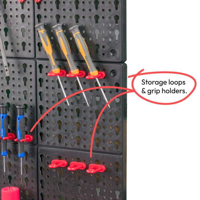 KCT 2pcs Wall Mount Storage Organiser