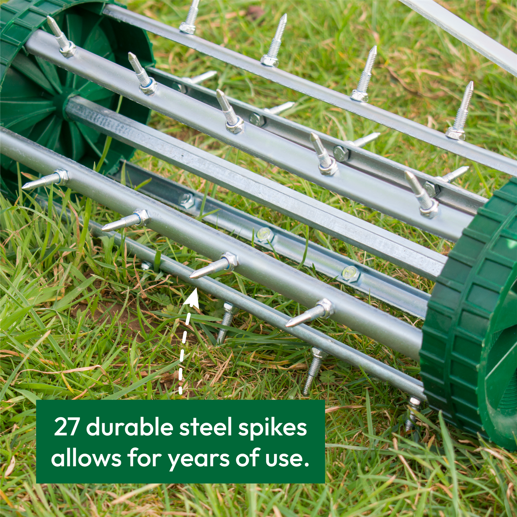KCT Garden Spike Roller - Lawn Aerator