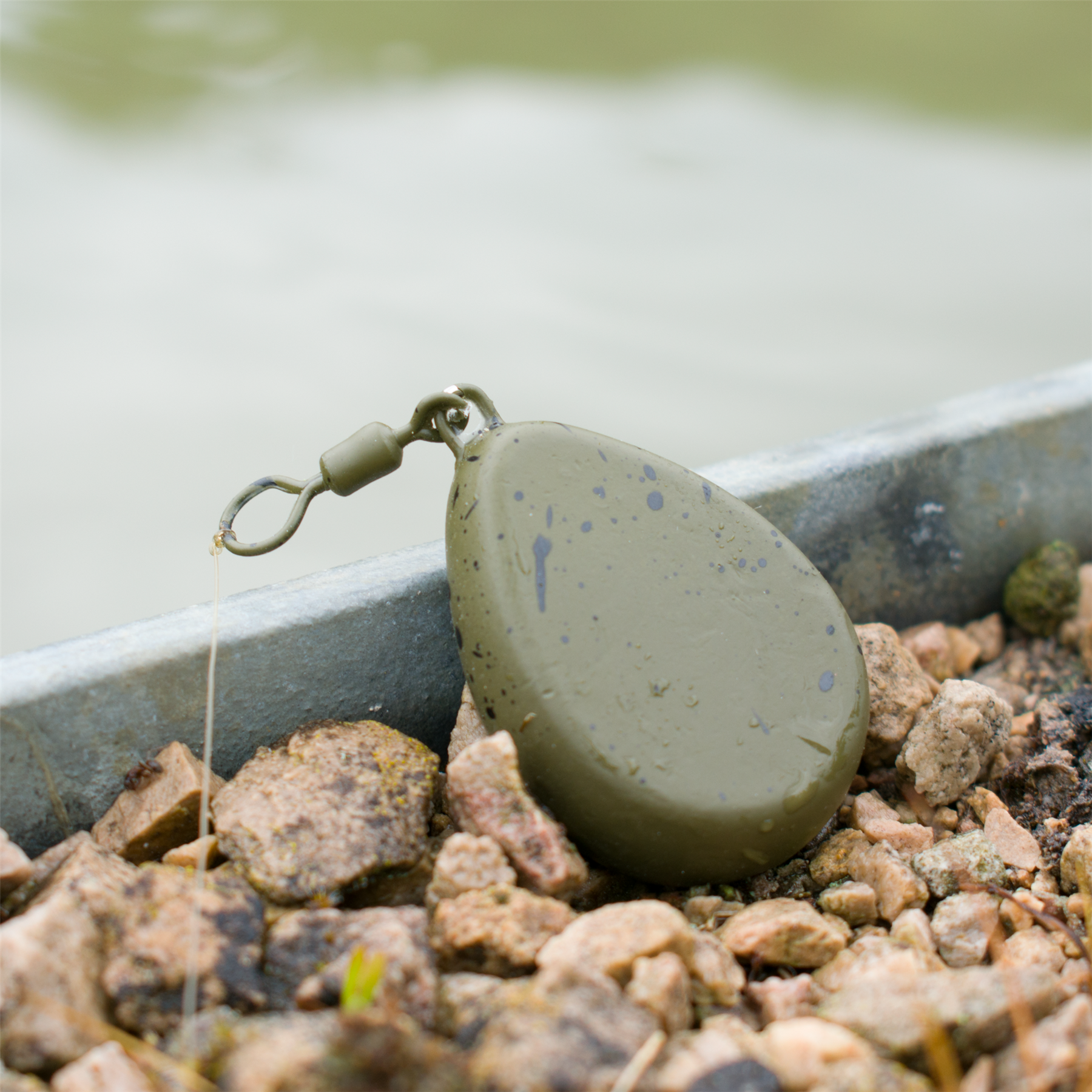 KCT Flat Pear Lead Fishing Weights