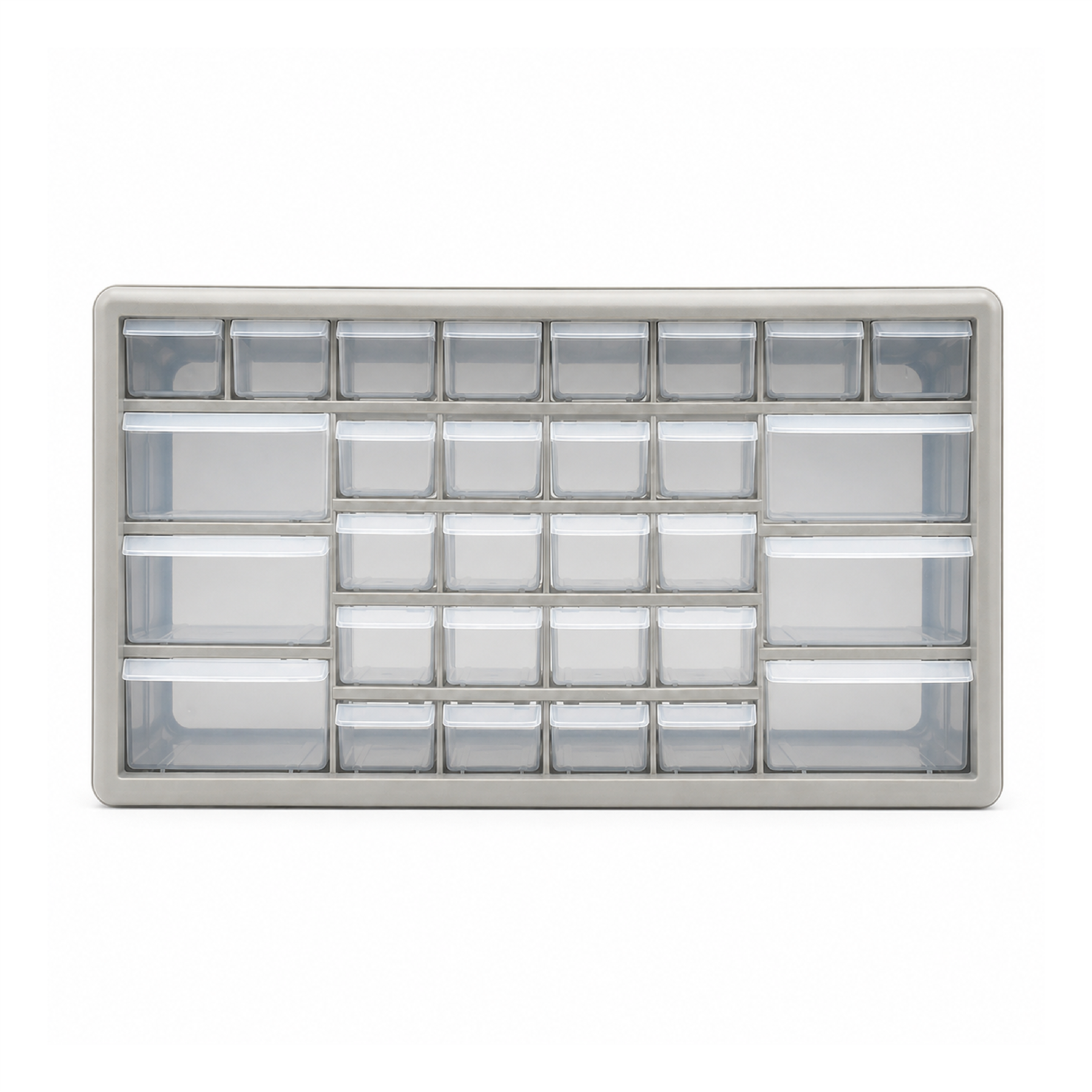 KCT Plastic Multi Compartment Wall Mountable Storage Drawer Units