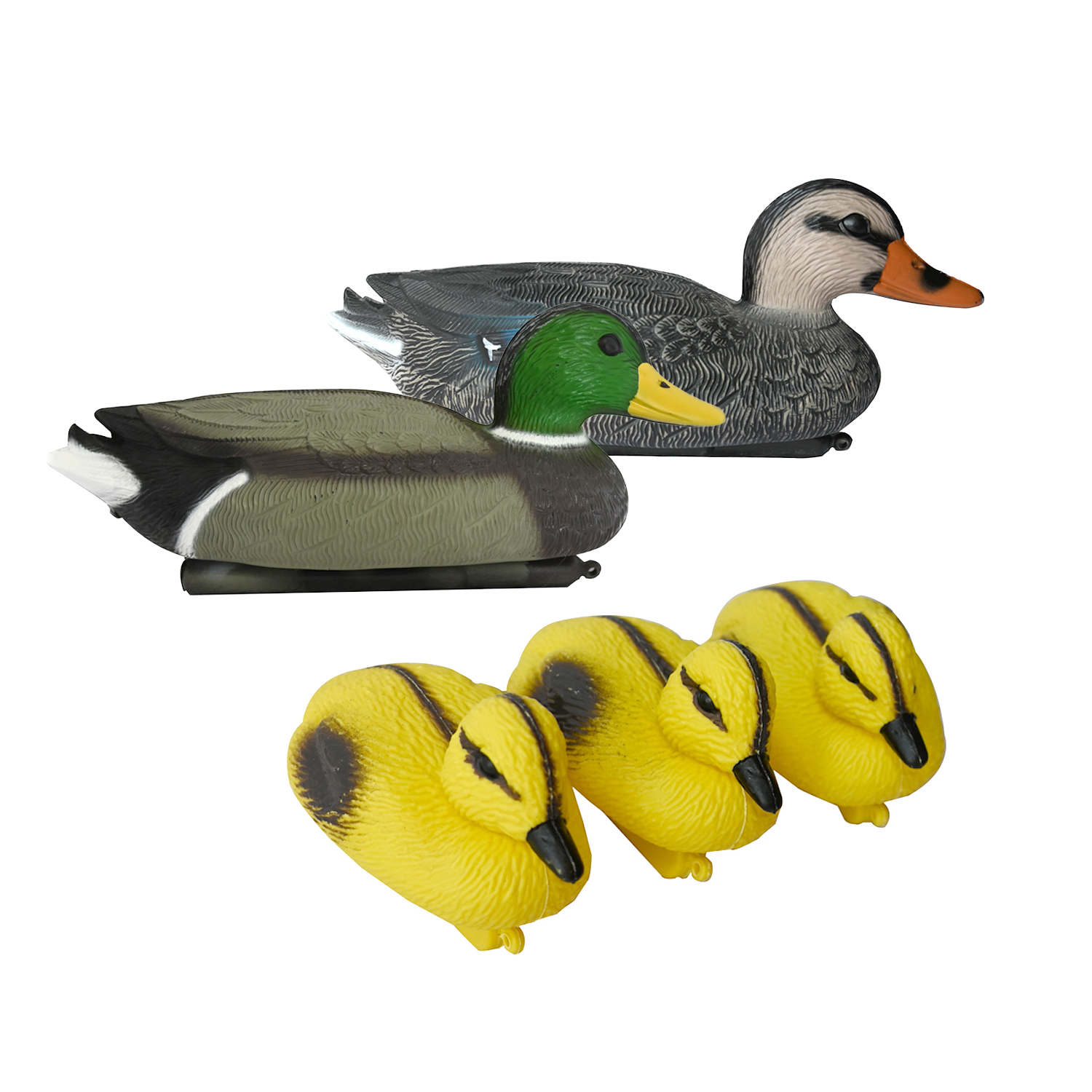Pisces Pond Decoy Floating Duck Family