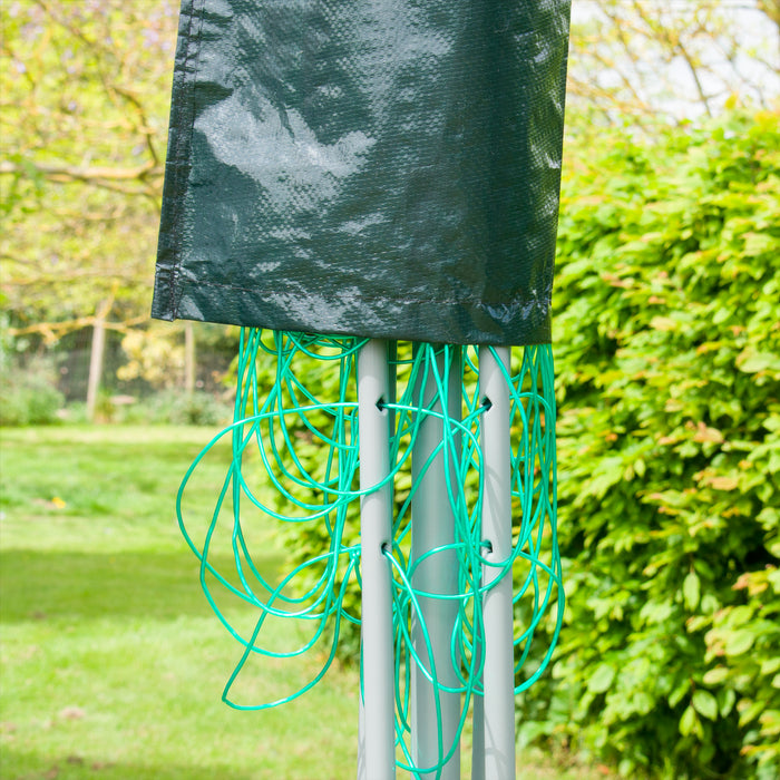 KCT Green Waterproof Cover For Rotary Airer or Garden Parasol