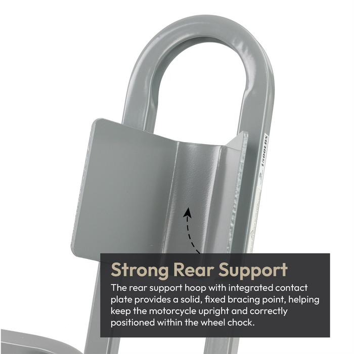 KCT Motorcycle Paddock Wheel Chock Stand