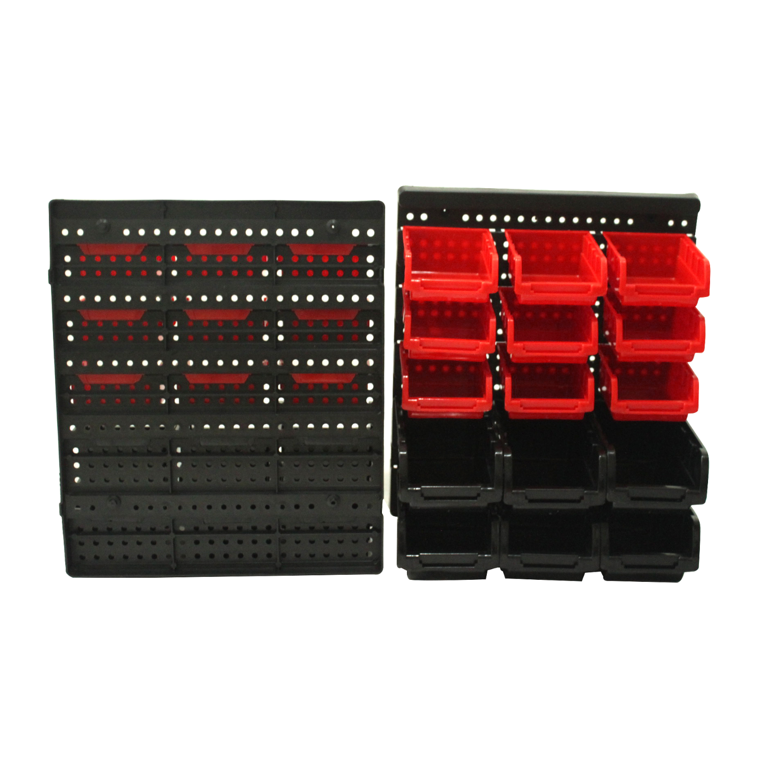 KCT 32pc Wall Mount Storage Bin Organiser