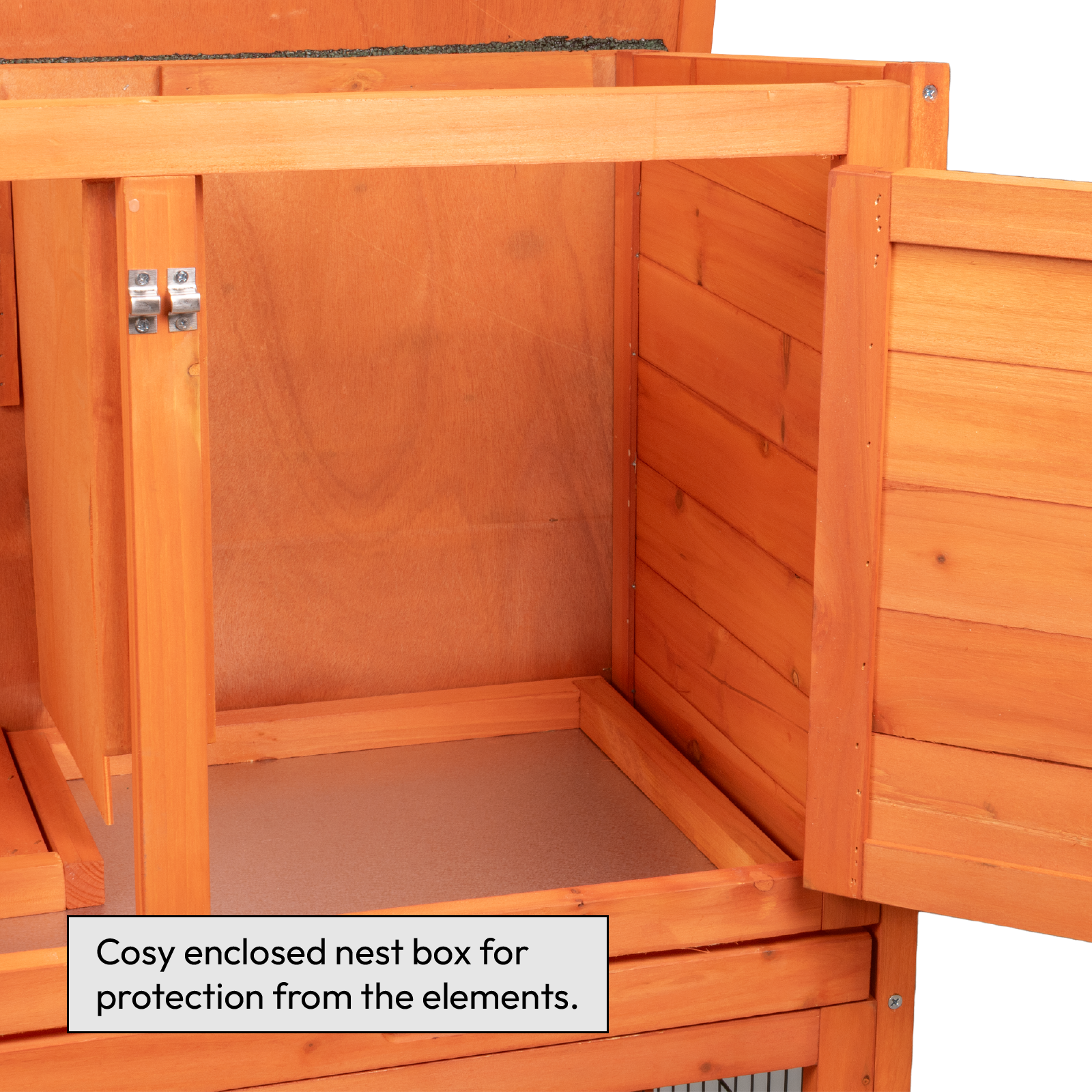 KCT Milan Large Two Tier Rabbit Hutch with Enclosed Run