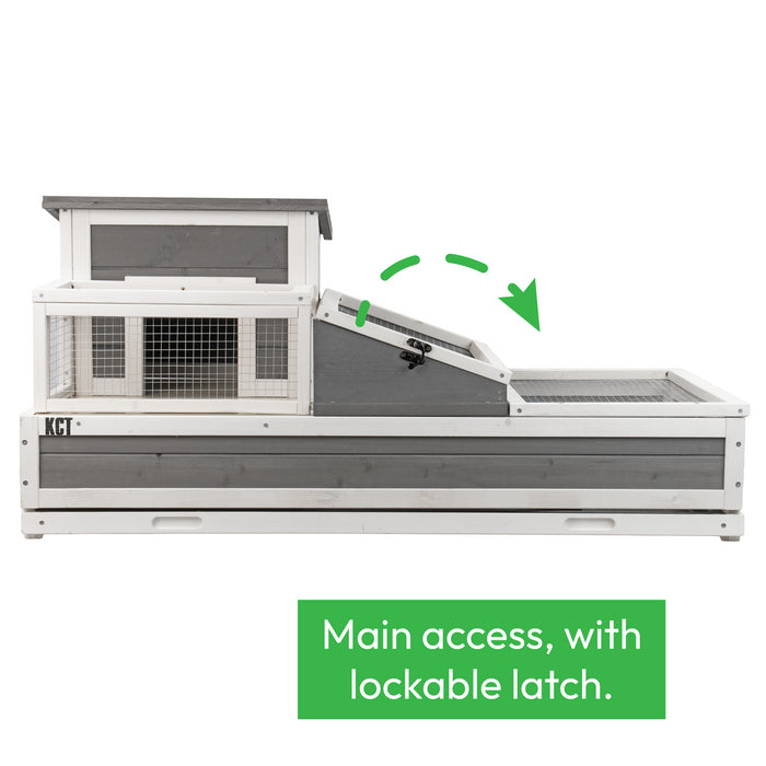 KCT Wooden Tortoise House and Run