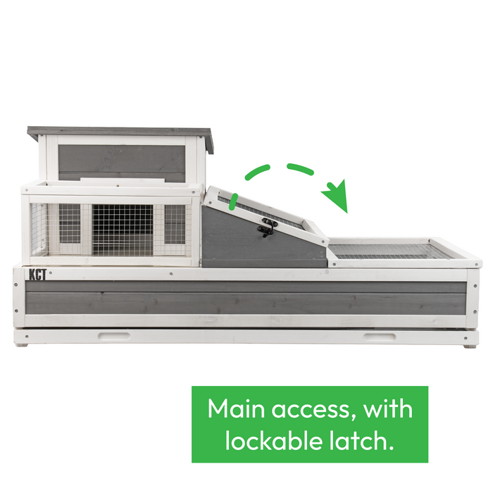 KCT Wooden Tortoise House and Run