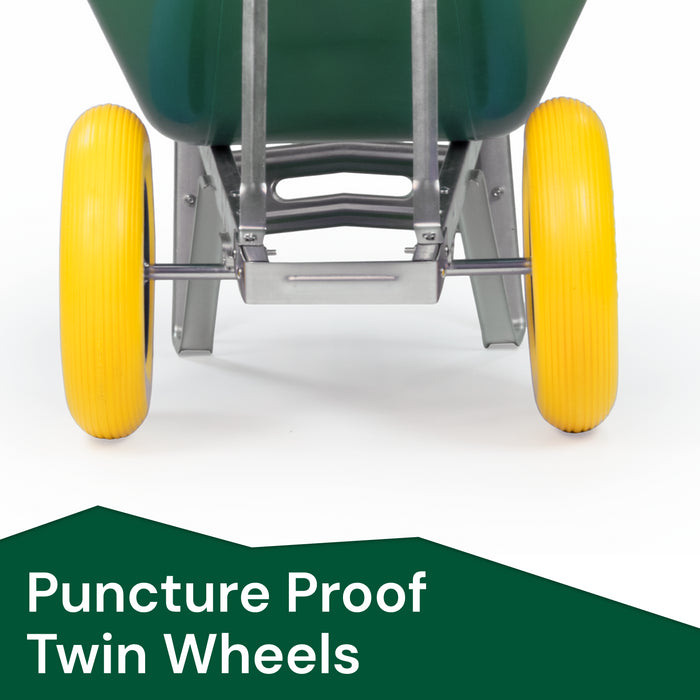 KCT 160L XL Twin Wheelbarrow