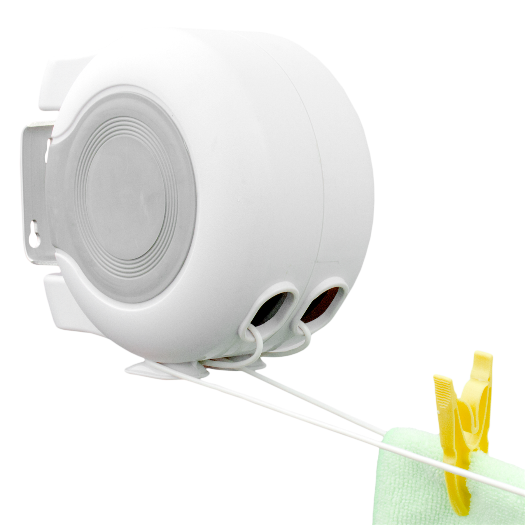 KCT Twin Wall Mountable Retractable Washing Line