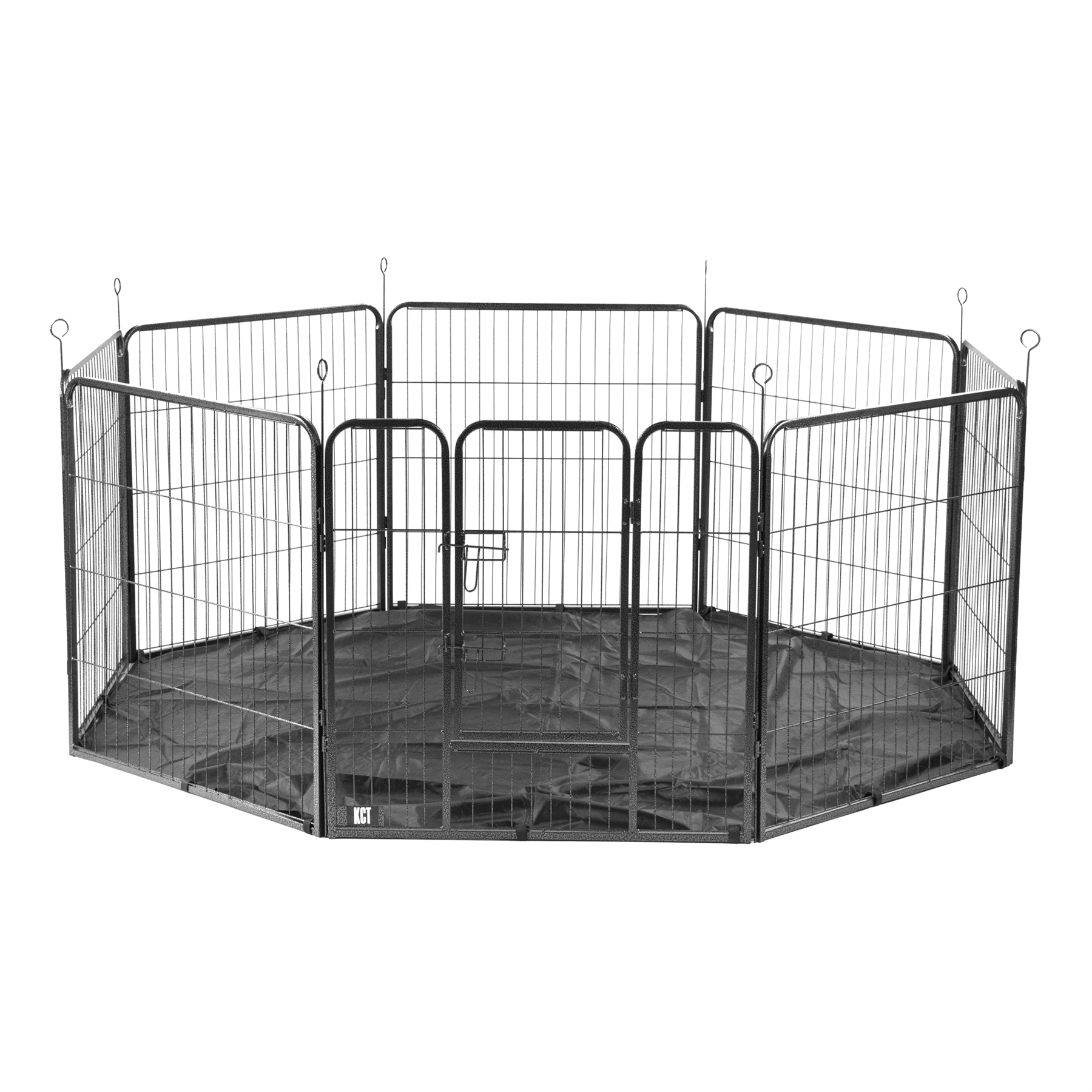 KCT 8 Side Heavy Duty Pet Play Pens Run with Optional Base / Cover
