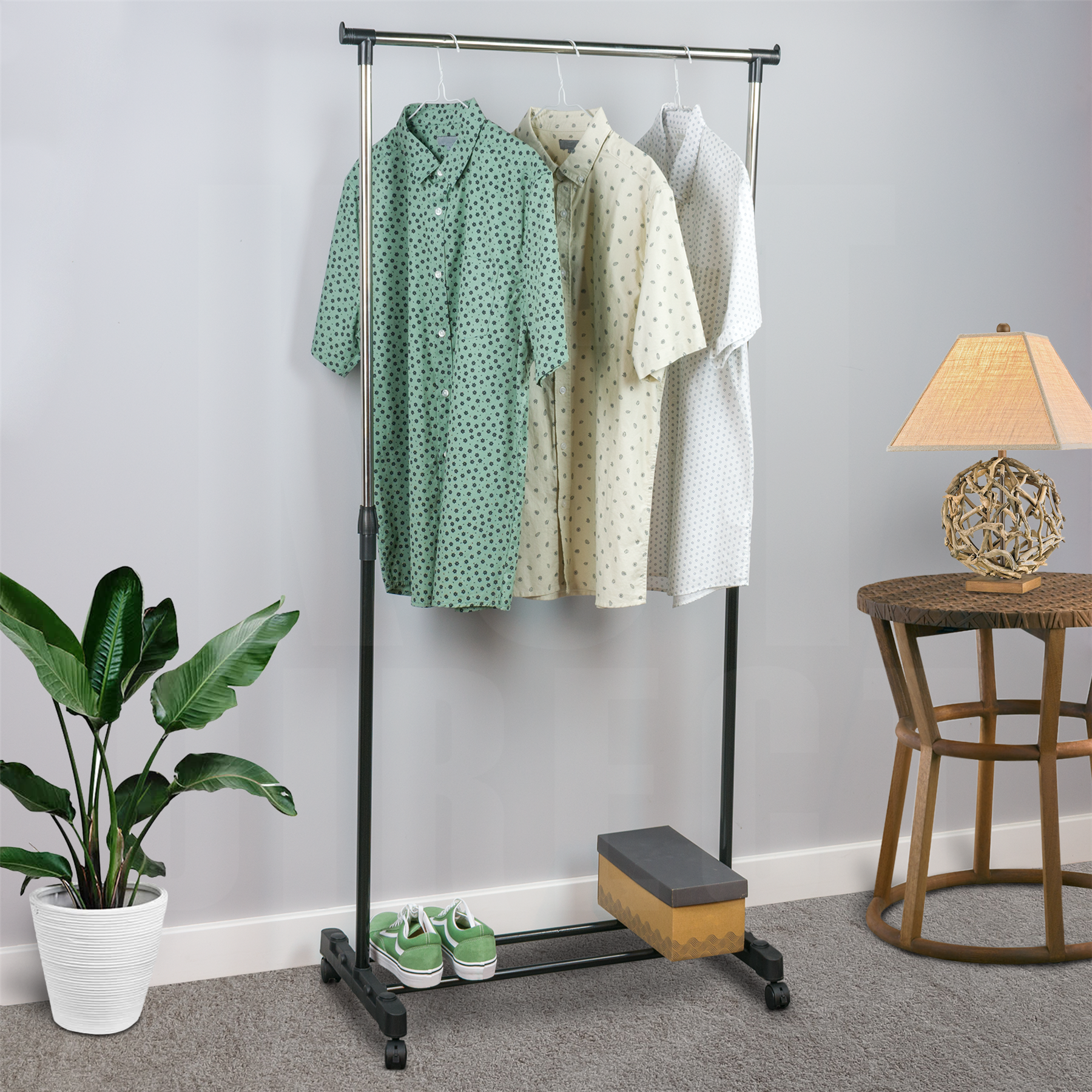 KCT Adjustable Clothes Racks on Wheels