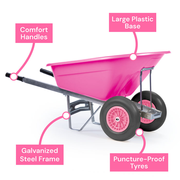 KCT 160L XL Twin Wheelbarrow