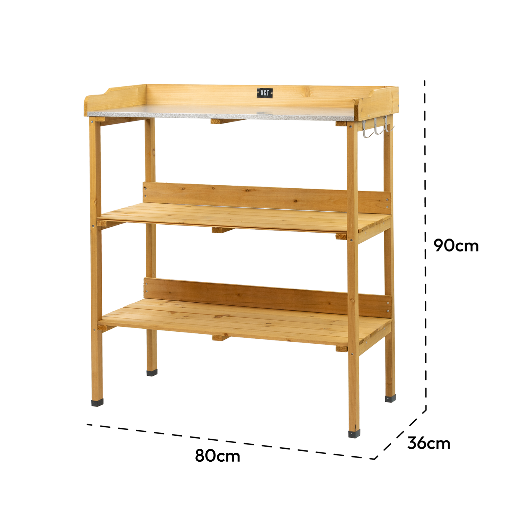 KCT 3 Tier Wooden Garden Potting Bench