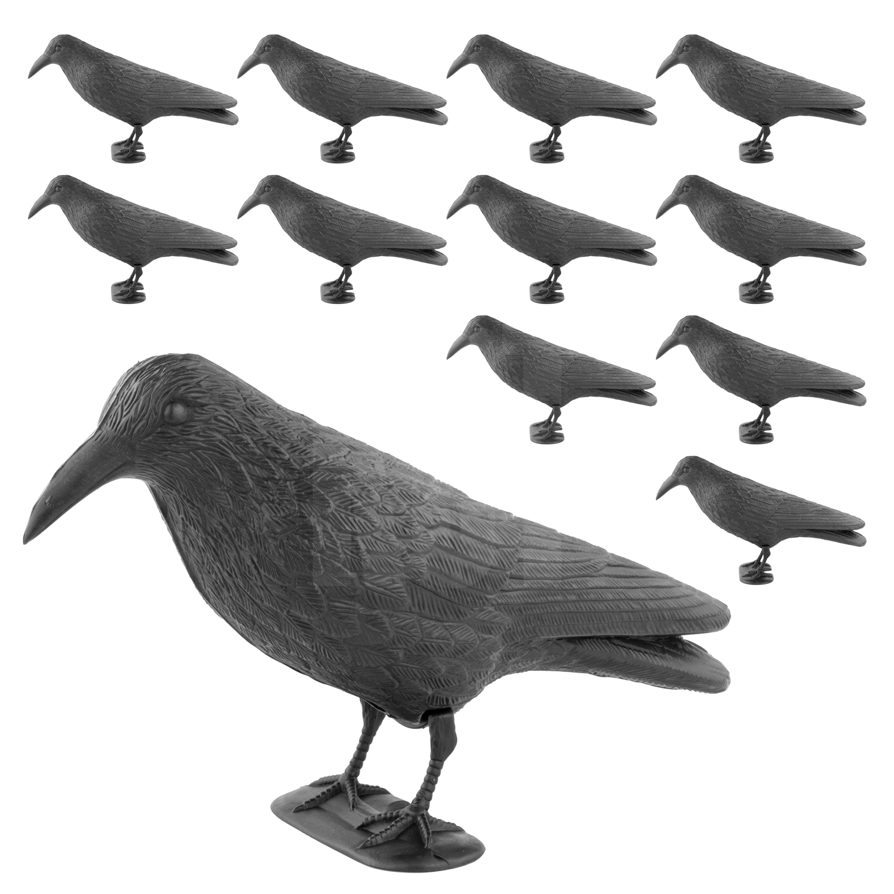 KCT Decoy Crow Garden Bird Scarer