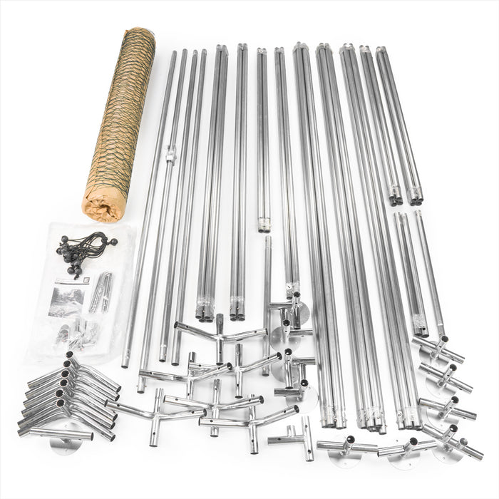 KCT 6x3m Walk In Galvanised Chicken Pet Run