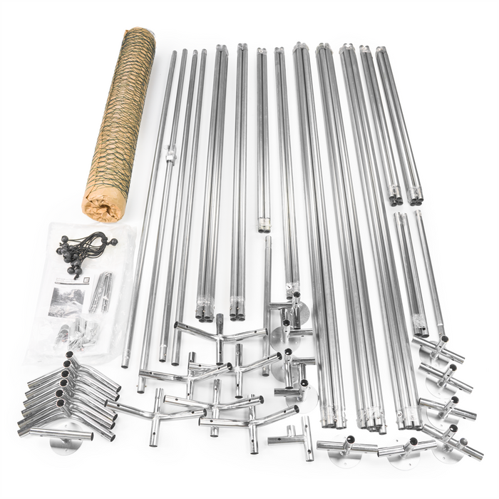 KCT 6x3m Walk In Galvanised Chicken Pet Run