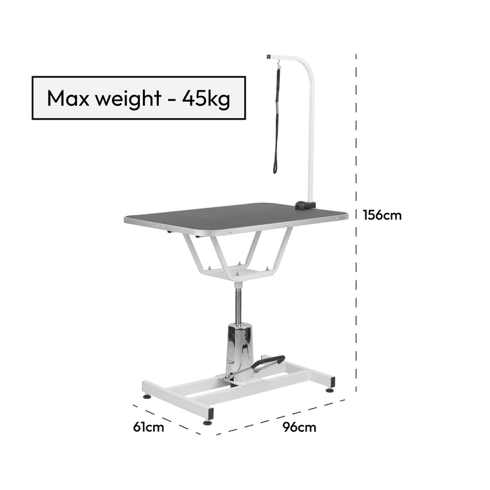 Adjustable Hydraulic Dog Grooming Table - Standard