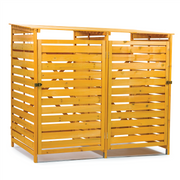 KCT Double Wheelie Bin Storage Shed