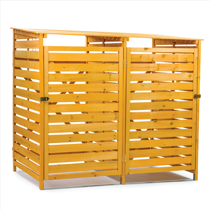 KCT Double Wheelie Bin Storage Shed