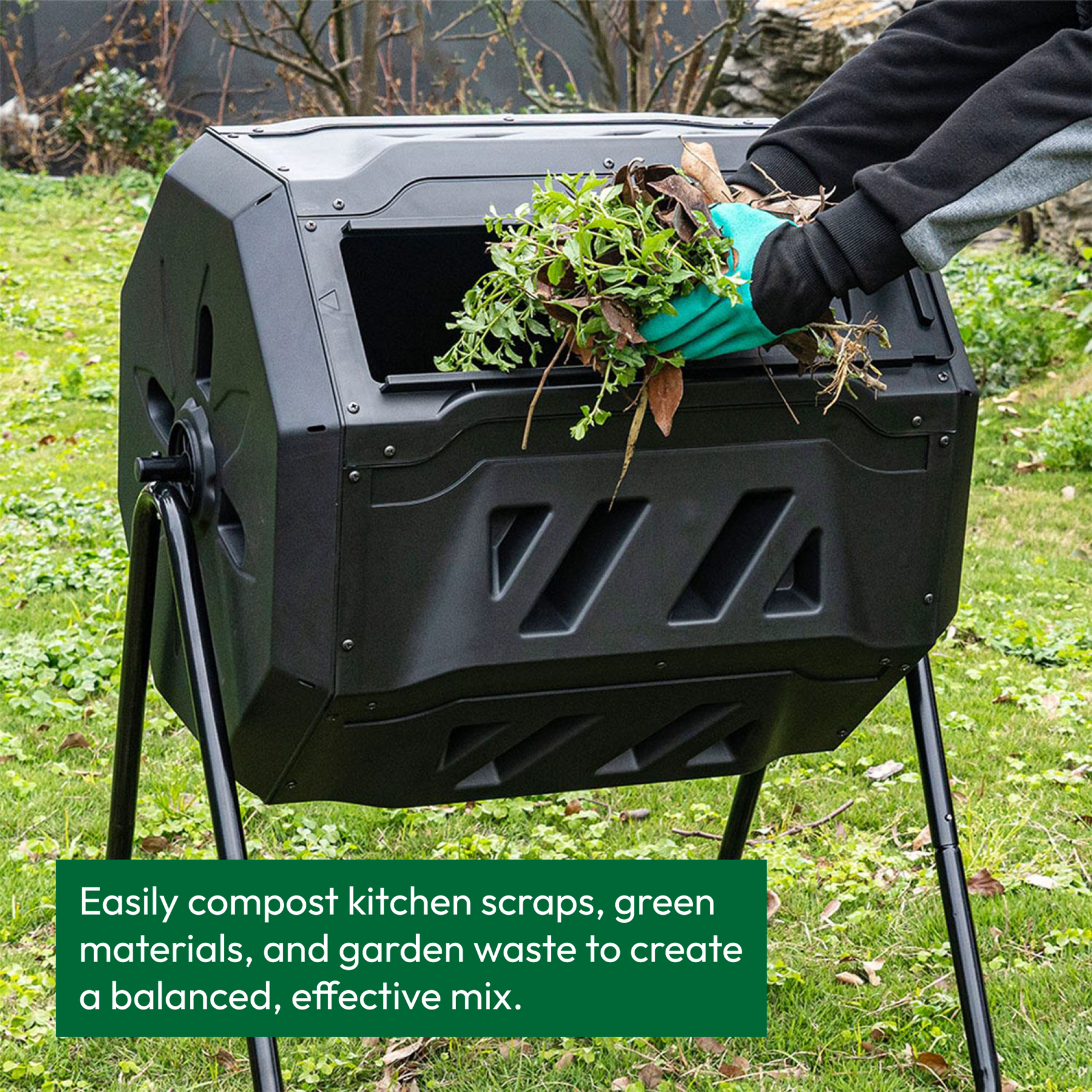 KCT Compost Tumbler 160 Litre Capacity