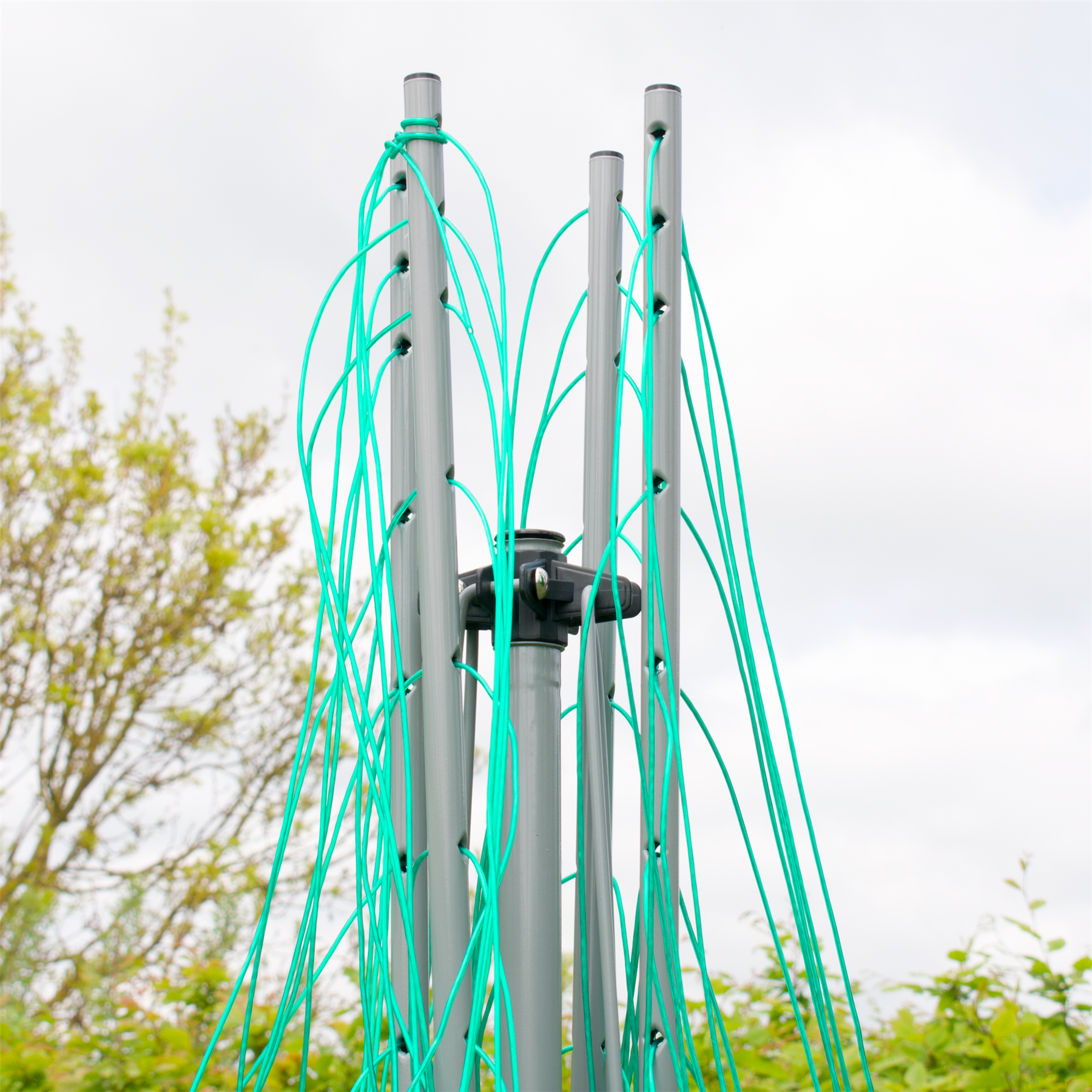 KCT 3 / 4 Arm Outdoor Rotary Washing Line Airers with Optional Covers