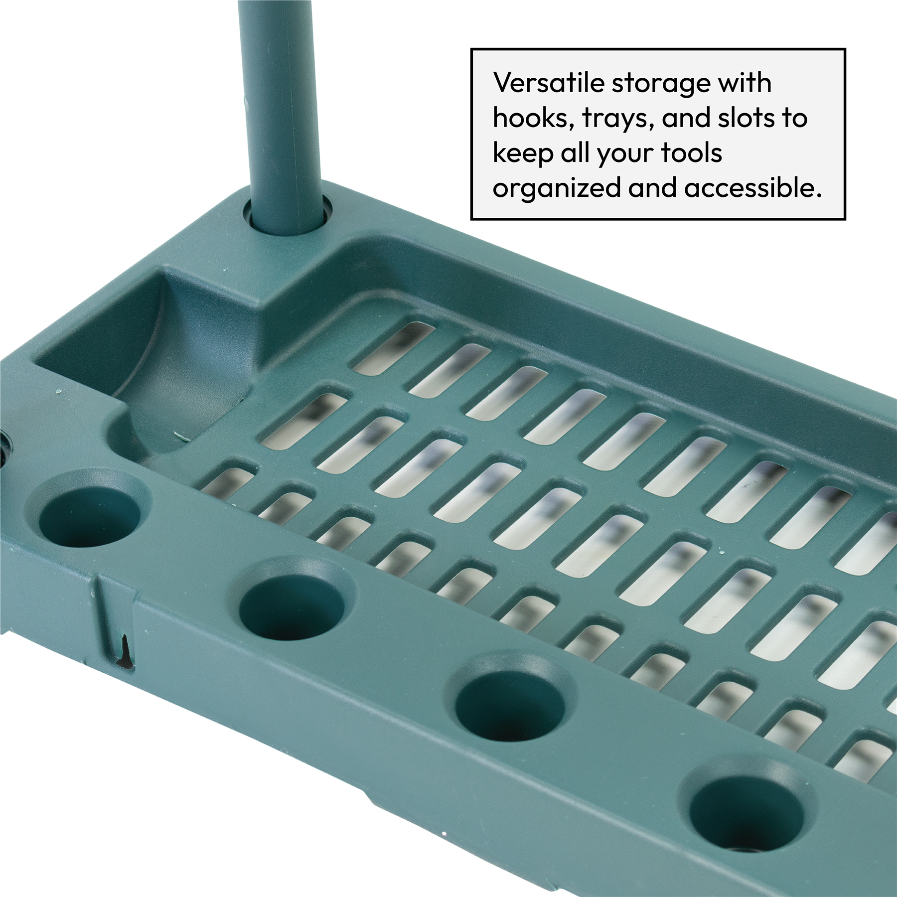 KCT Garden Tool Rack Trolley with Wheels