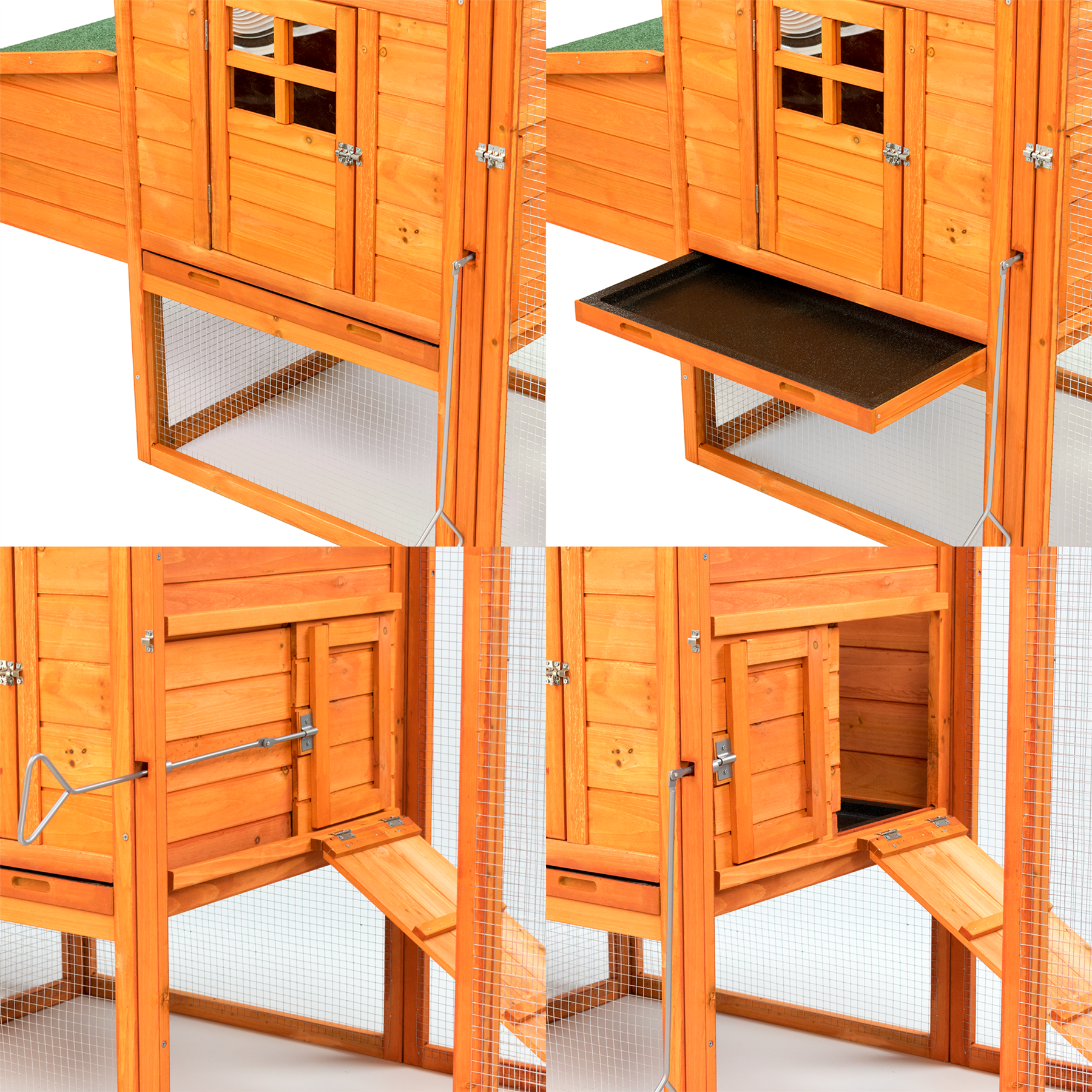 KCT Barcelona Extra Large 8FT Chicken Coop and run
