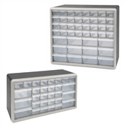 KCT Plastic Multi Compartment Wall Mountable Storage Drawer Units