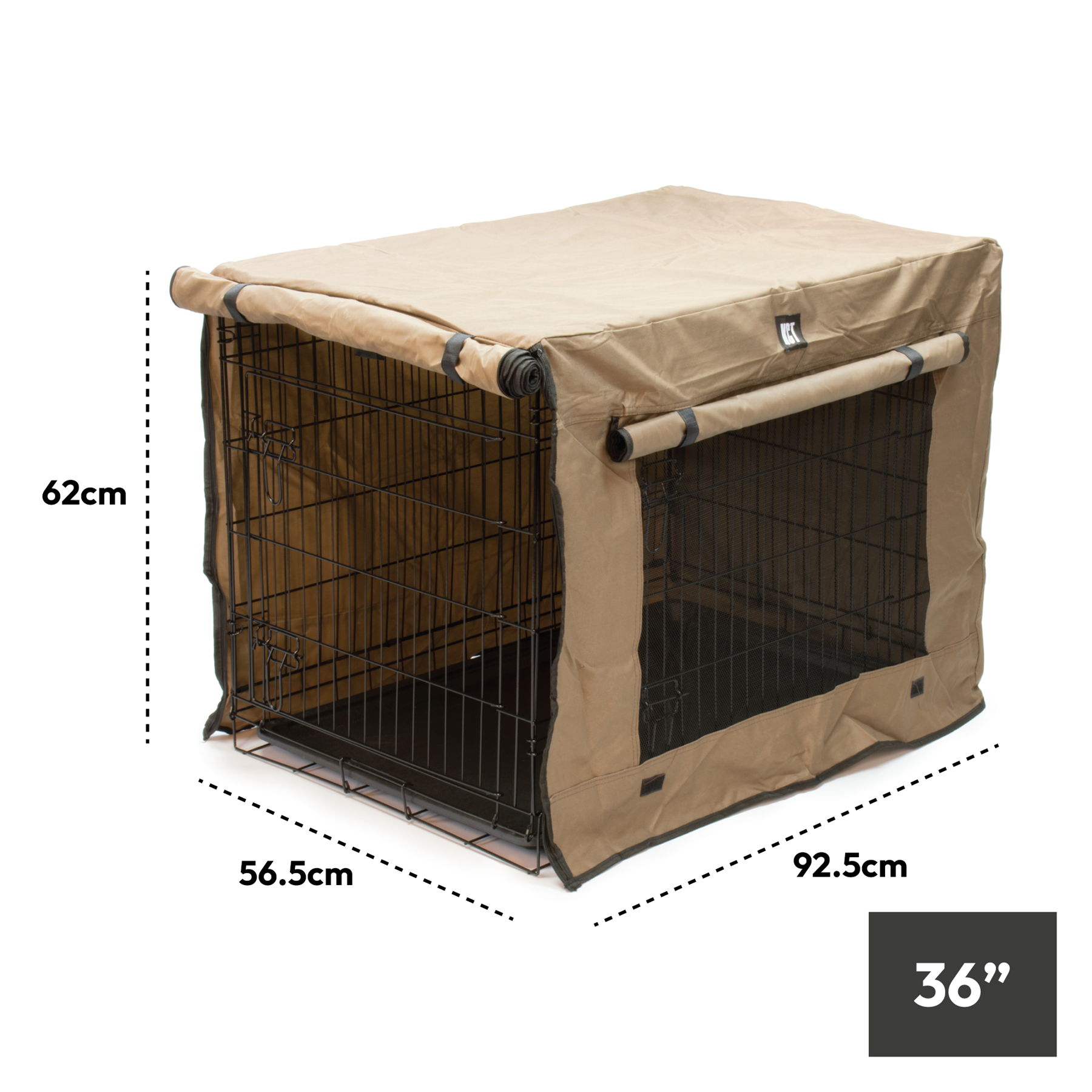 KCT Universal Pet Crate Fabric Covers - 26-49 Inch