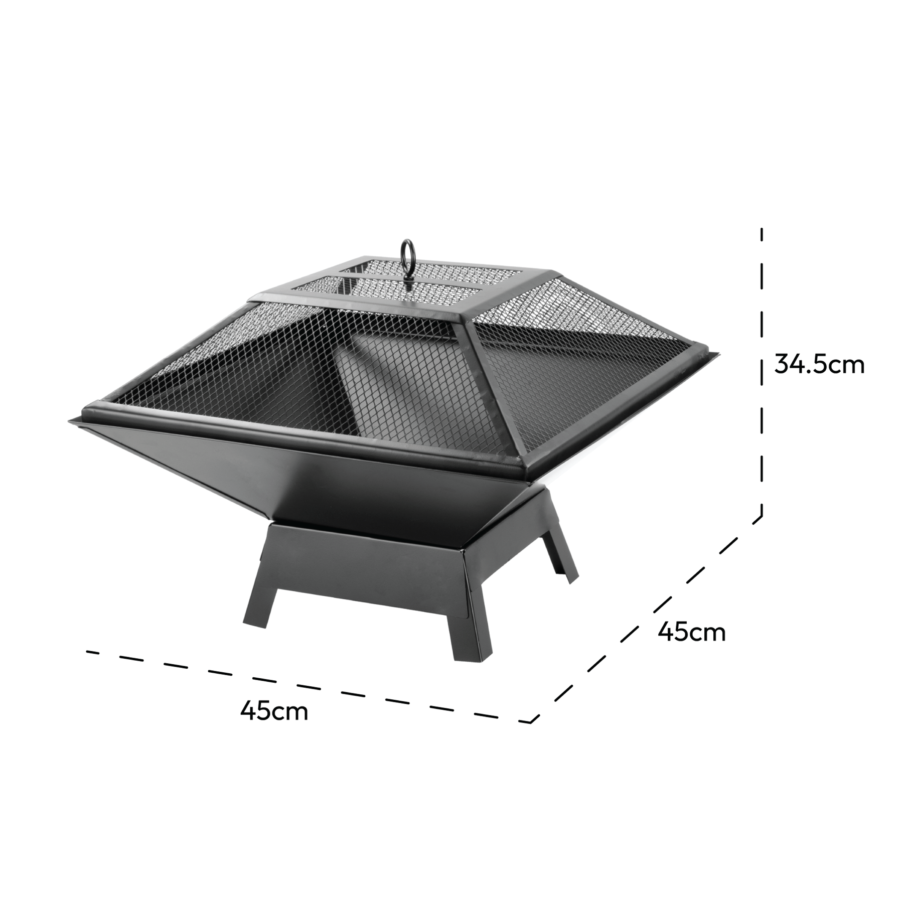 Contemporary Square Fire Pit - KCT