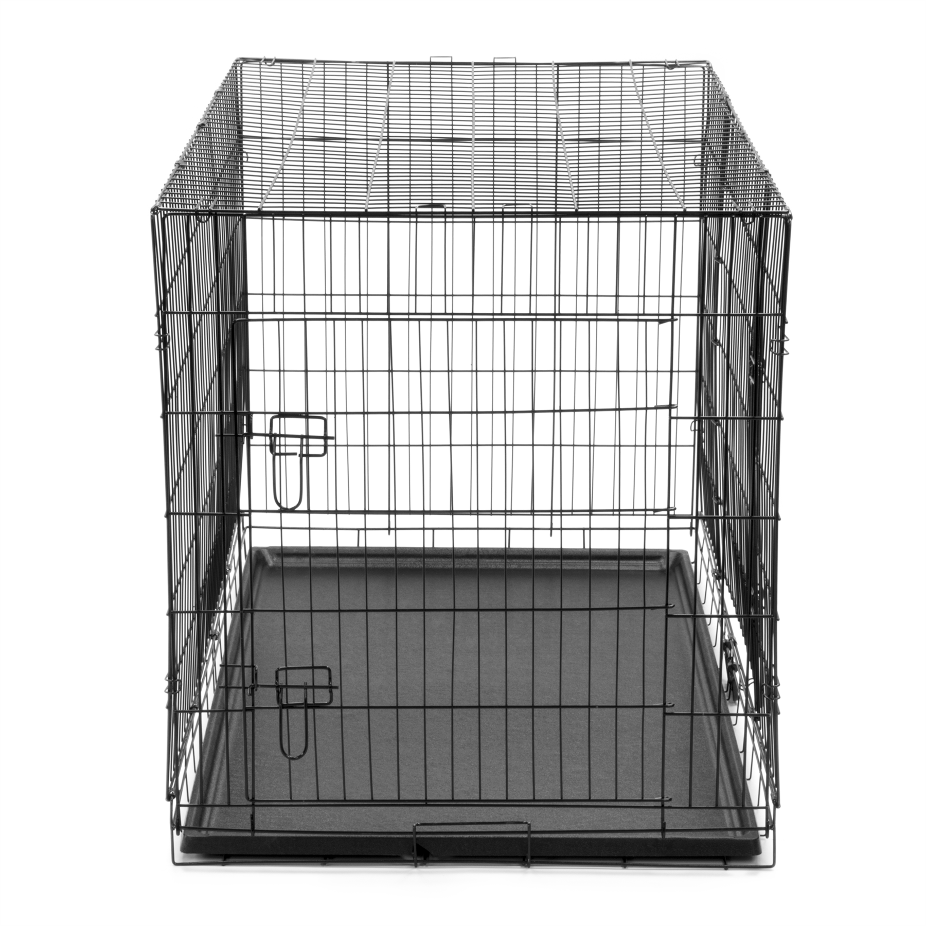 KCT Folding Pet Crates with Plastic Tray
