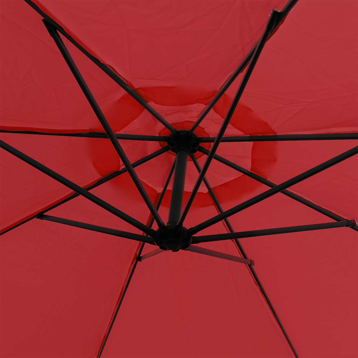 KCT 3m Large Cantilever Garden Parasols with Base