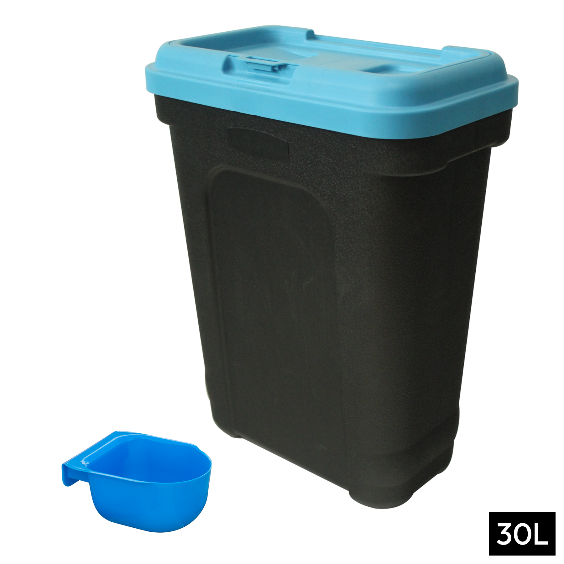 KCT Airtight Containers with Scoop for Dry Pet/Bird/Fish Food  - 7kg (15L) /15kg (30L)