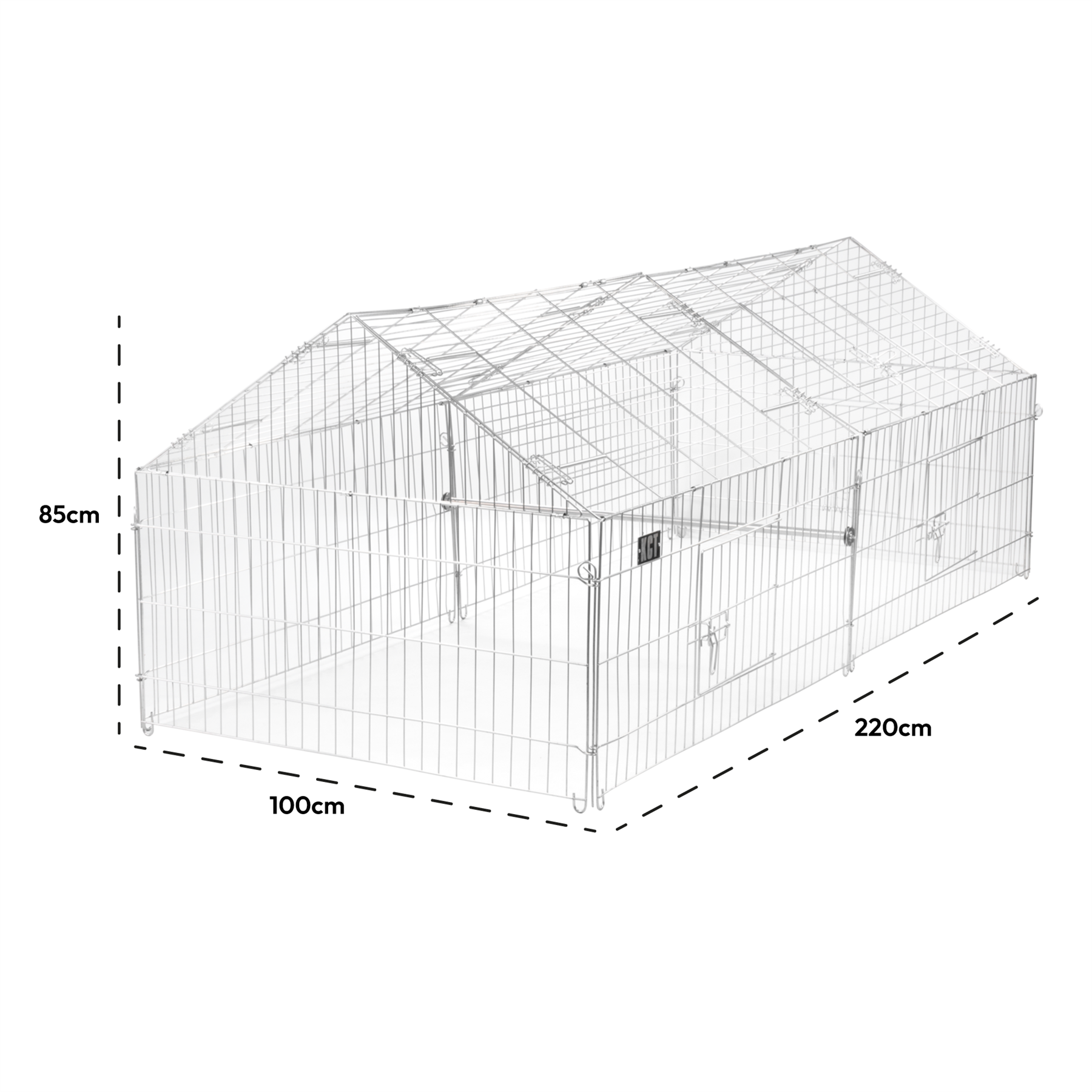 KCT Enclosed Metal Pet Playpen Runs