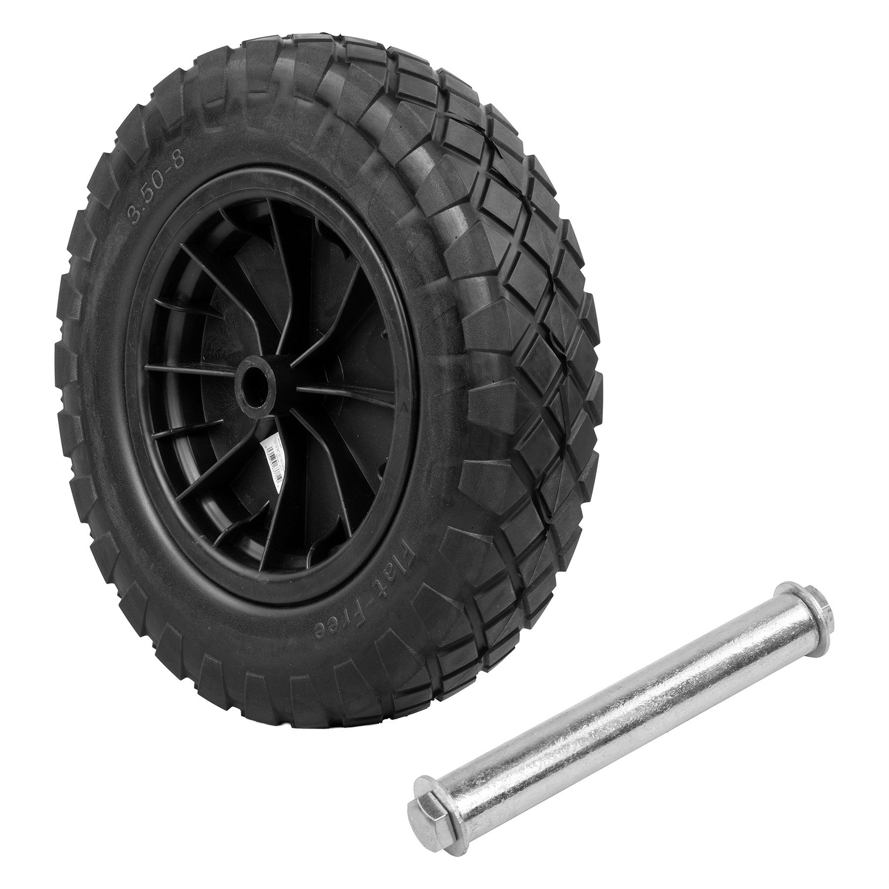KCT 14” Wheelbarrow Wheel/Axle (120 x 20mm) Parts