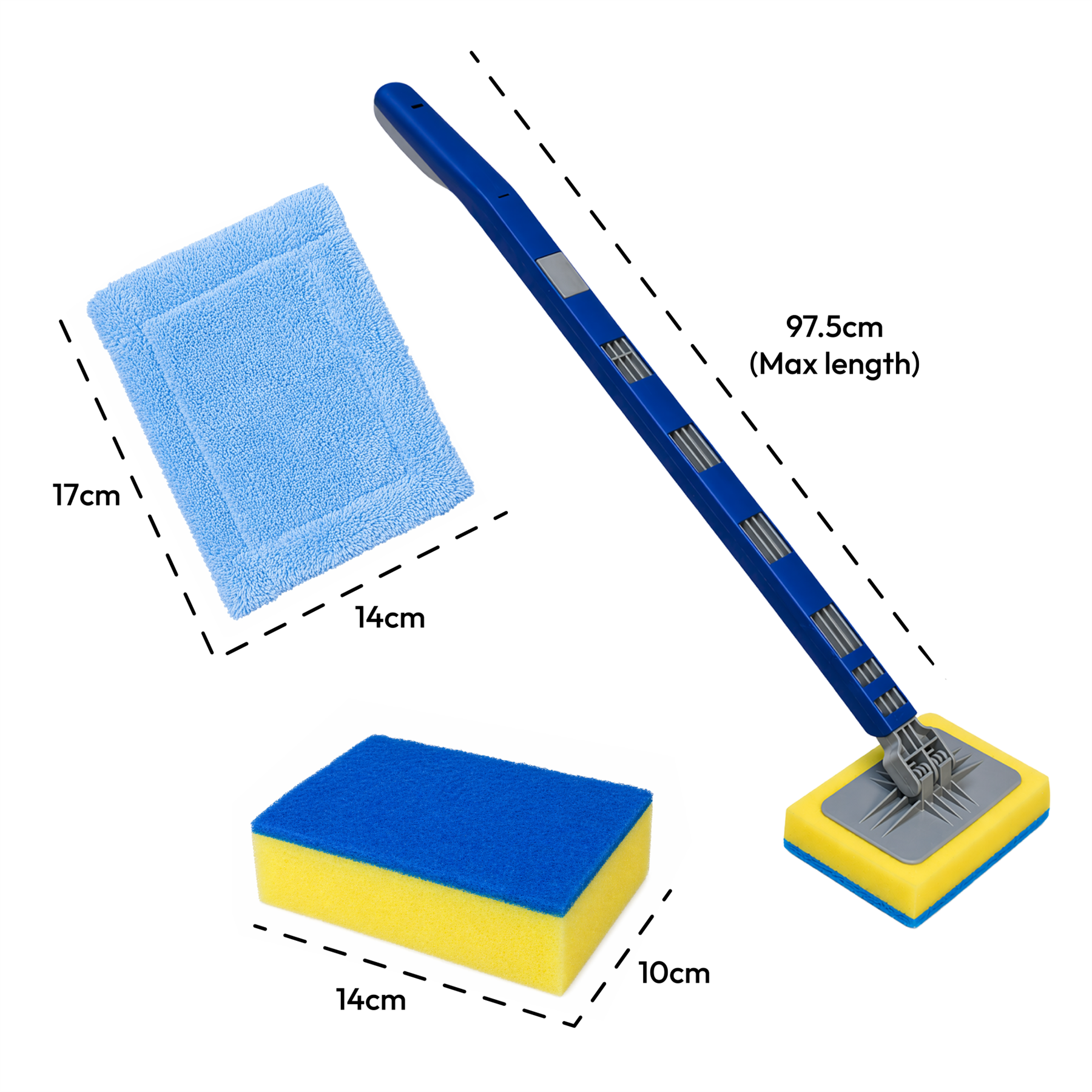 Bathroom Cleaning Scrubber Kit