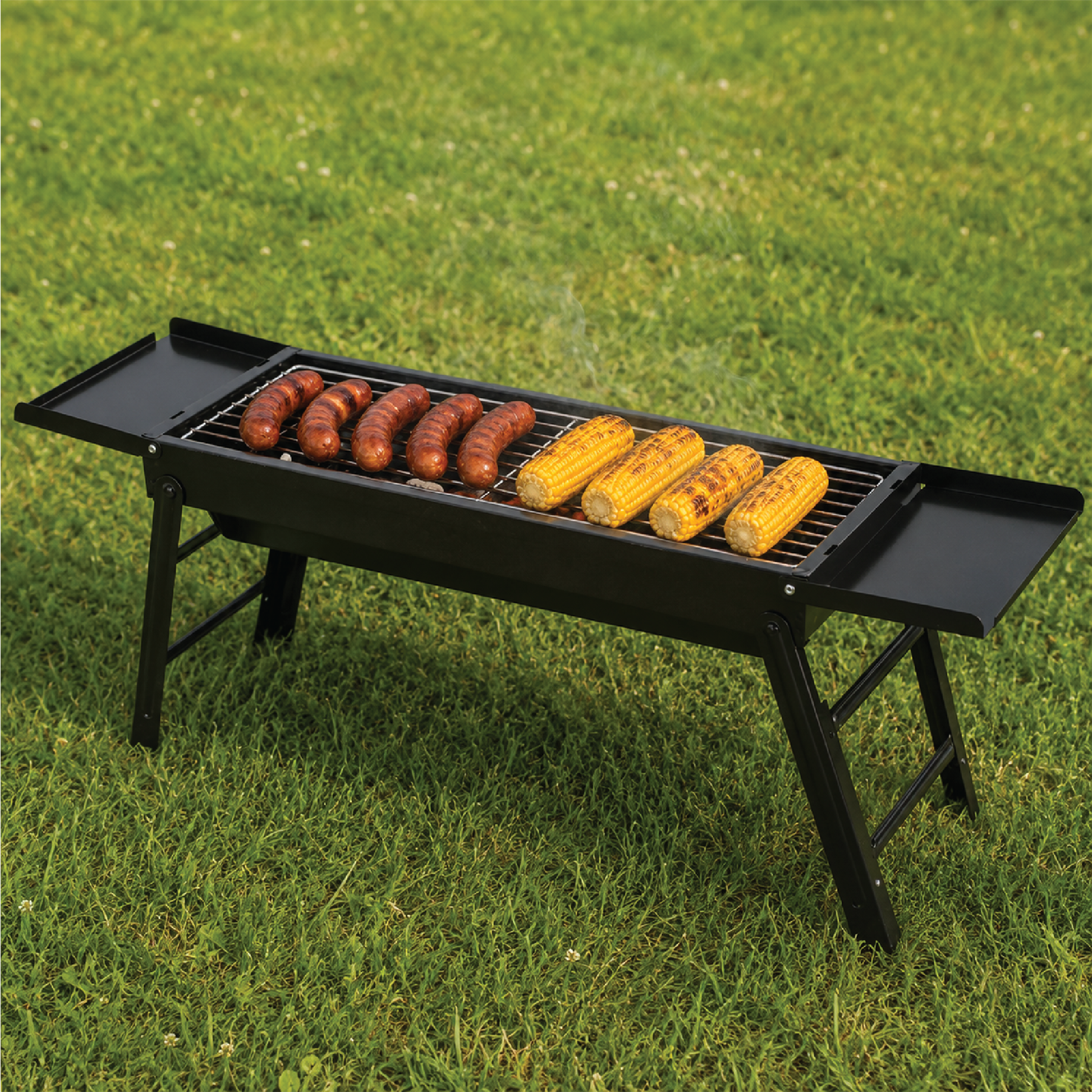 KCT Foldable BBQ With Side Shelves