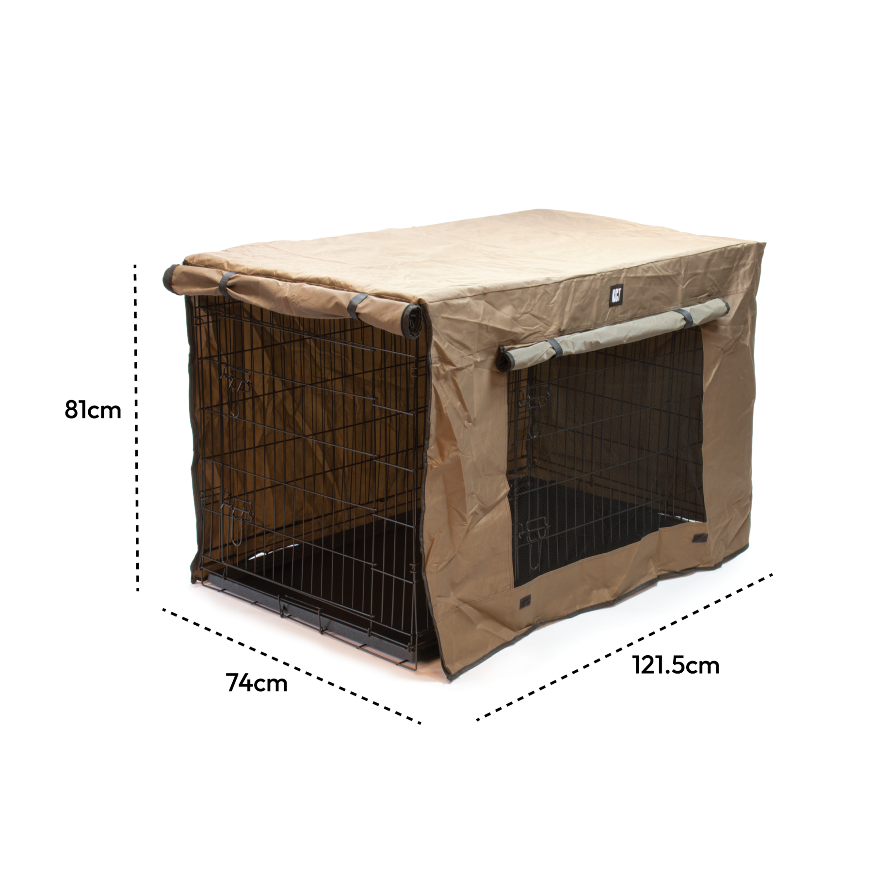 KCT Universal Pet Crate Fabric Covers - 26-49 Inch
