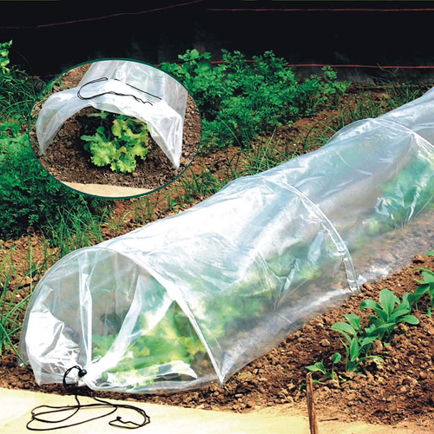 KCT PE  Garden Net Cloche Grow Tunnel - 3 Metres