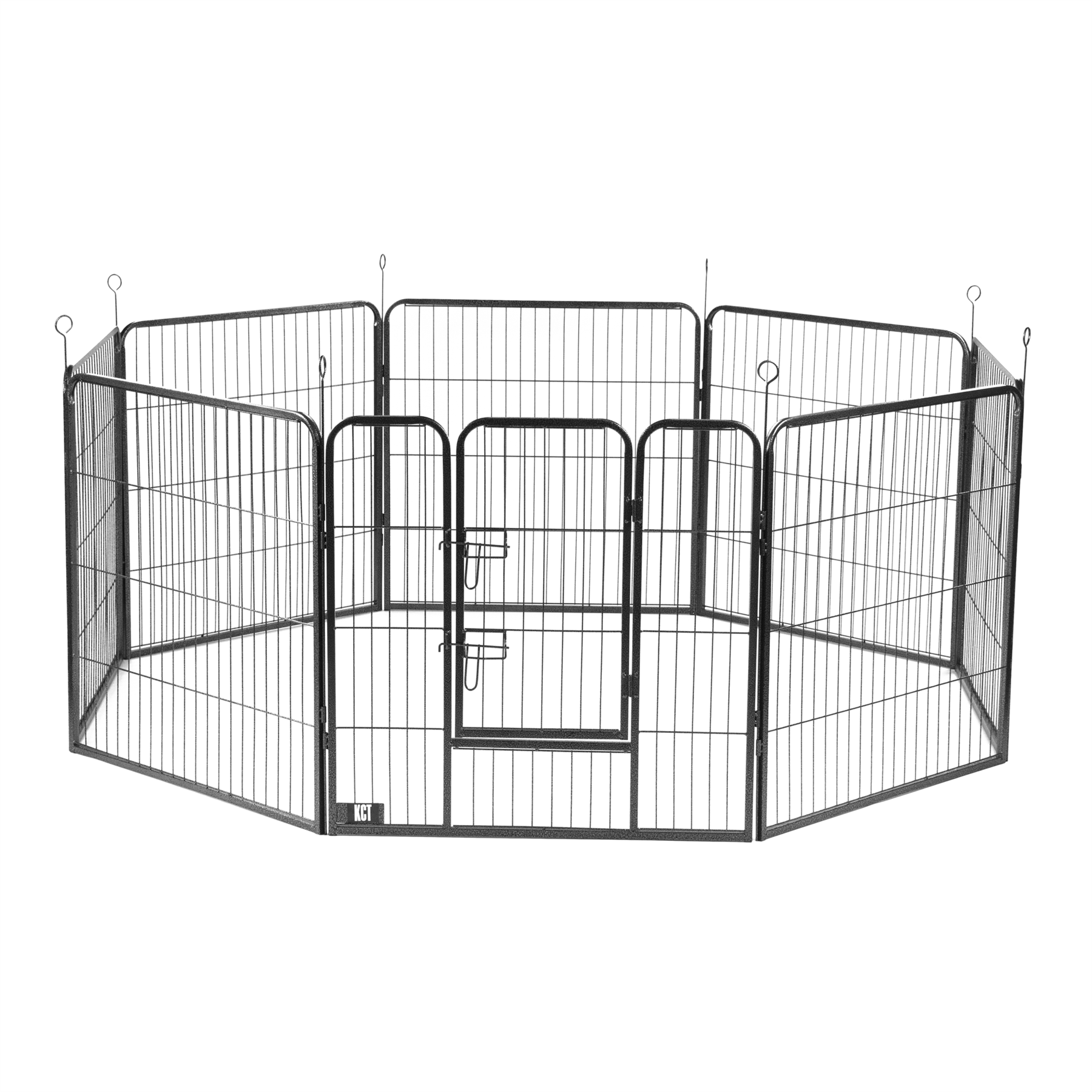 KCT 8 Side Heavy Duty Pet Play Pens Run with Optional Base / Cover