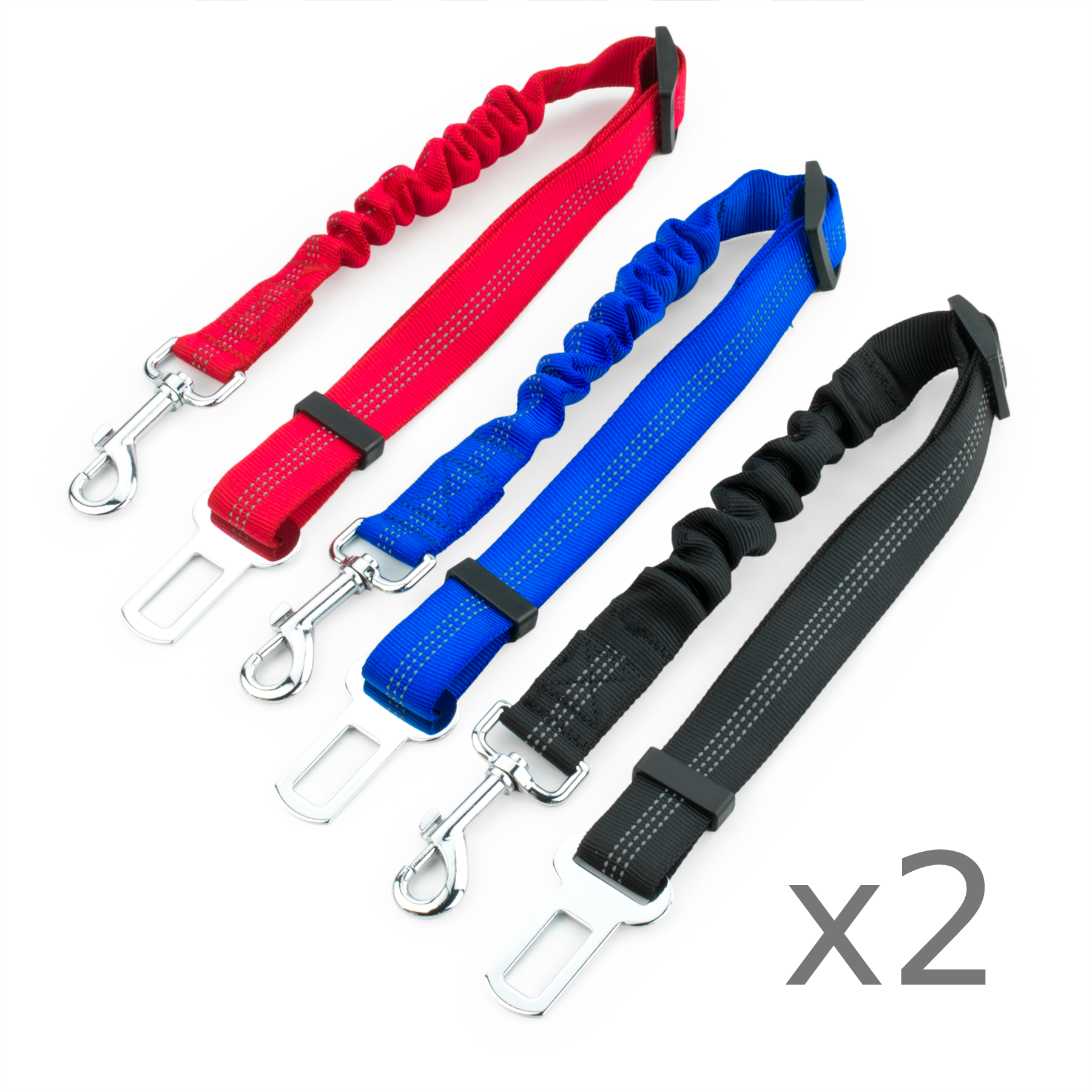 KCT 2 Pack Dog Seat Belt Clips Safety Harness