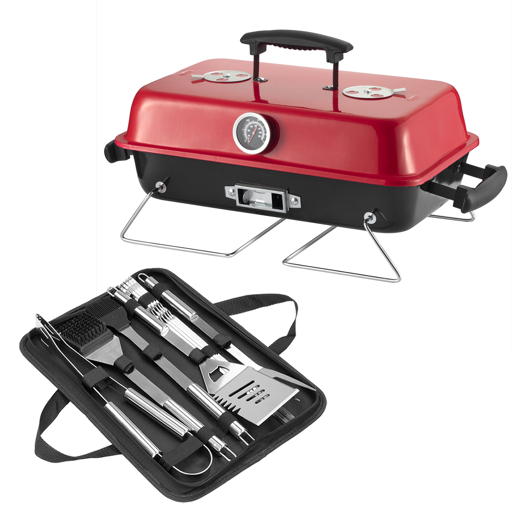 KCT Table Top Portable BBQ With Tool Set