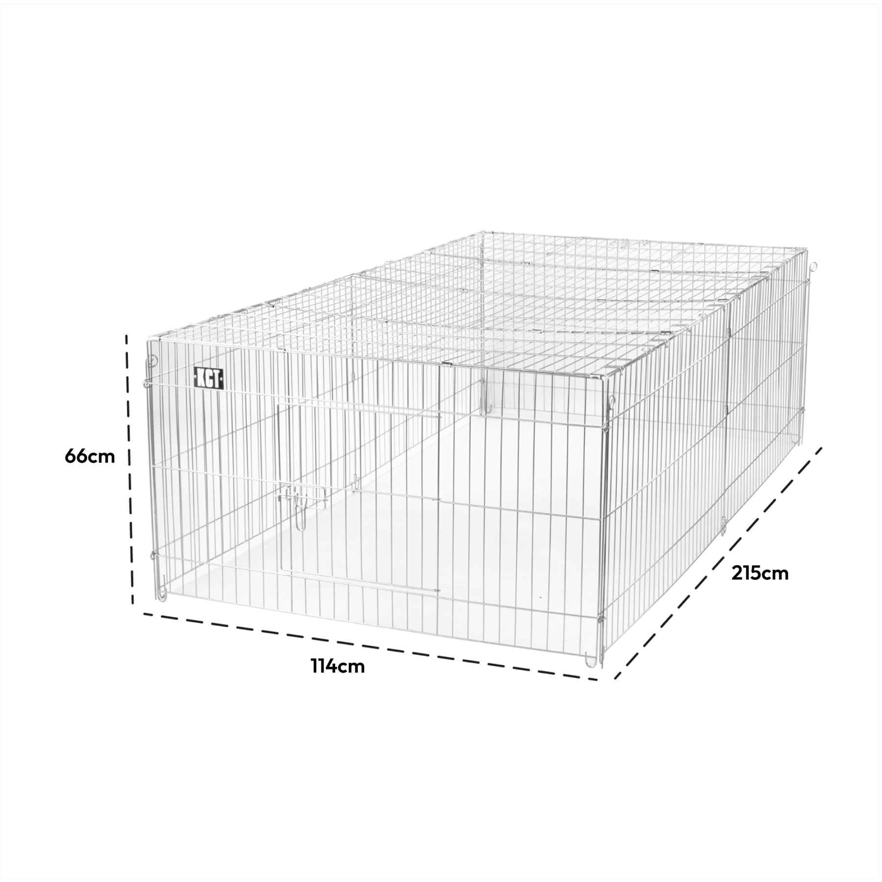 KCT Enclosed Metal Pet Playpen Runs