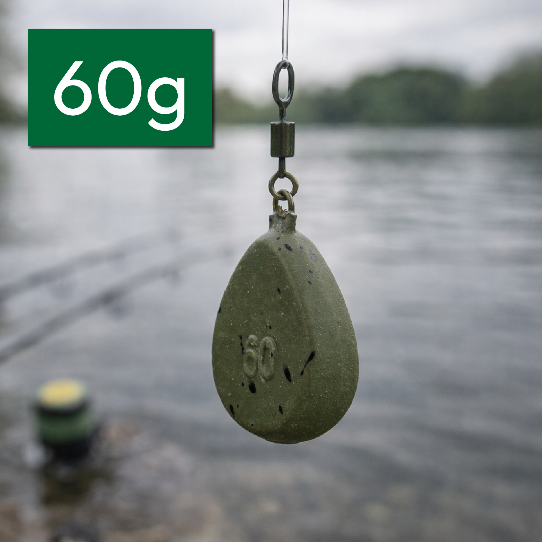 KCT Flat Pear Lead Fishing Weights