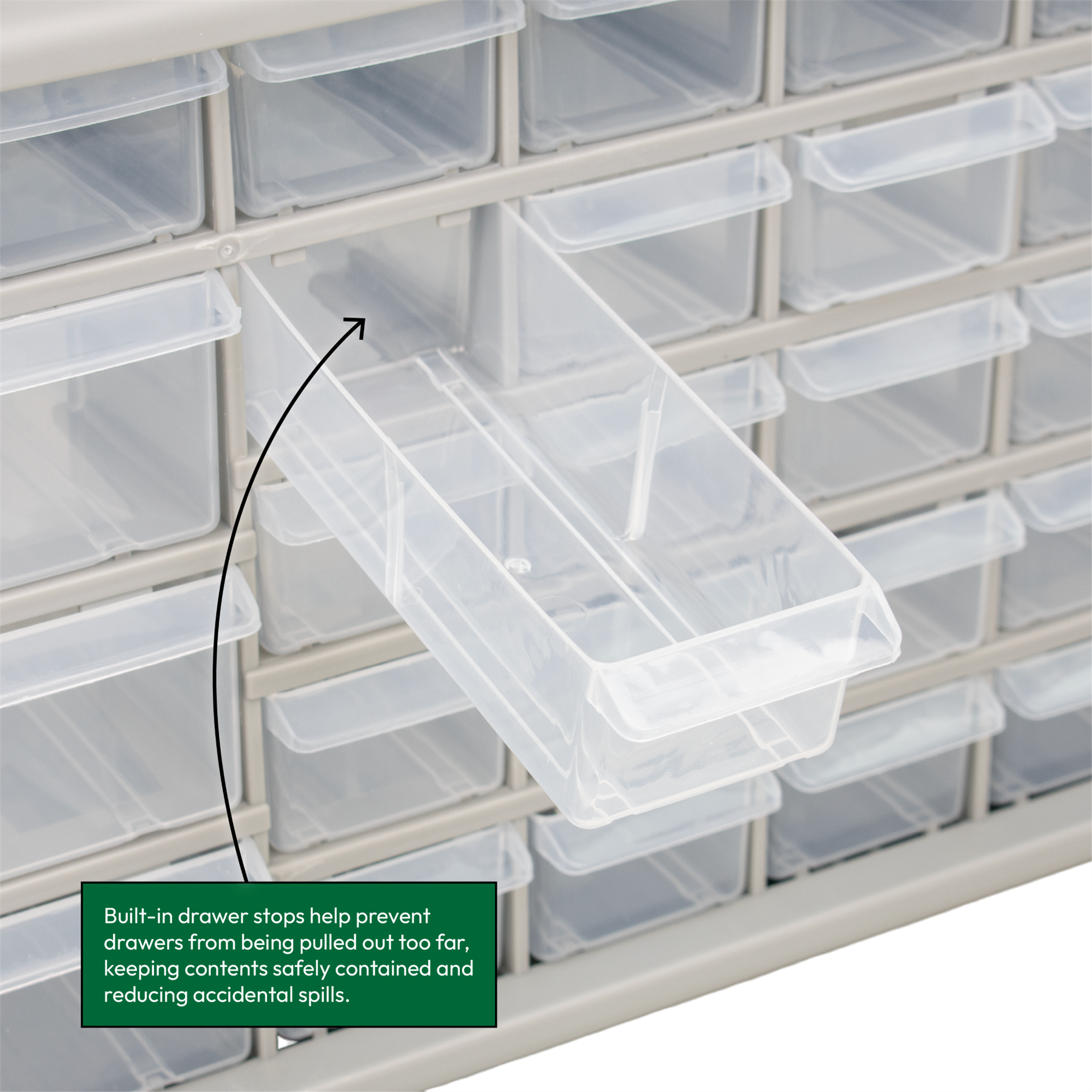 KCT Plastic Multi Compartment Wall Mountable Storage Drawer Units