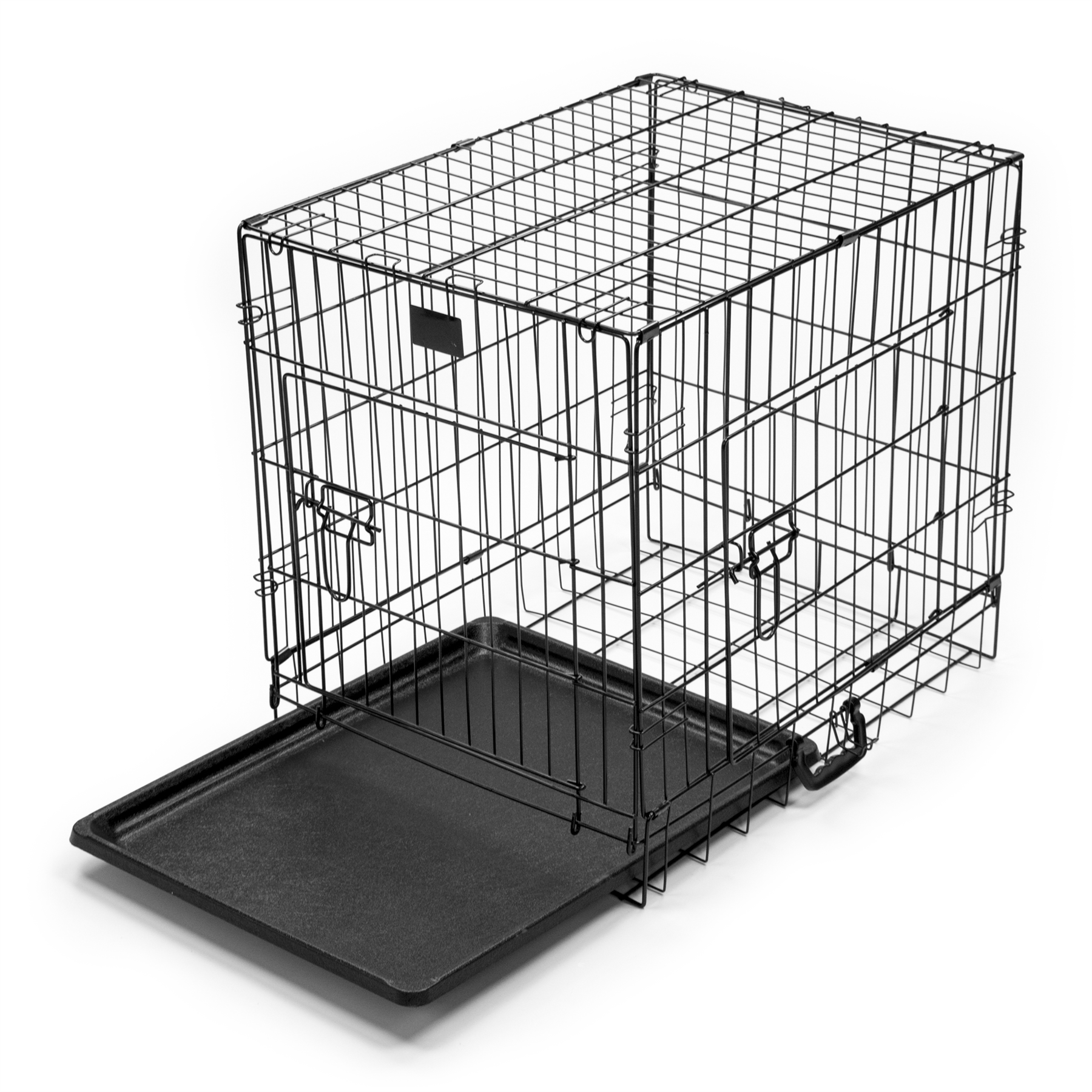 KCT Folding Pet Crates with Plastic Tray