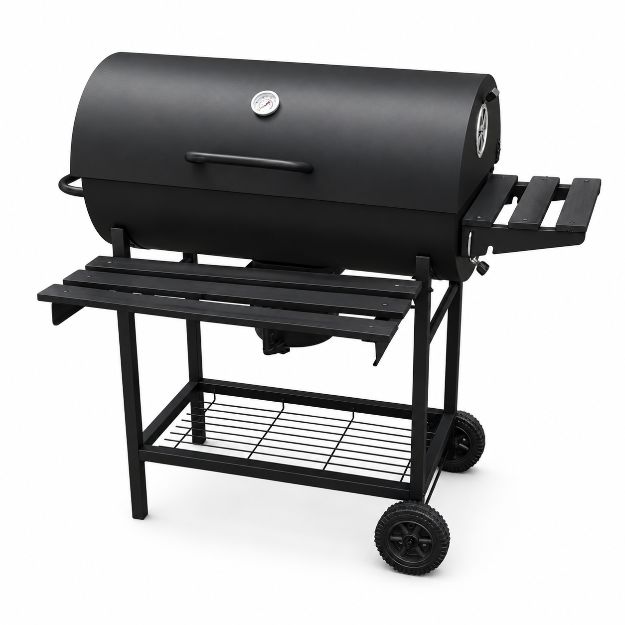 KCT Classic Barrel BBQ Grill & SmoSuker with Tool Set