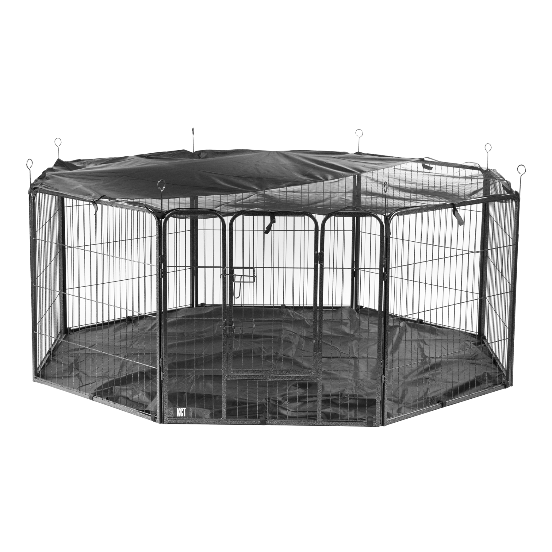KCT 8 Side Heavy Duty Pet Play Pens Run with Optional Base / Cover