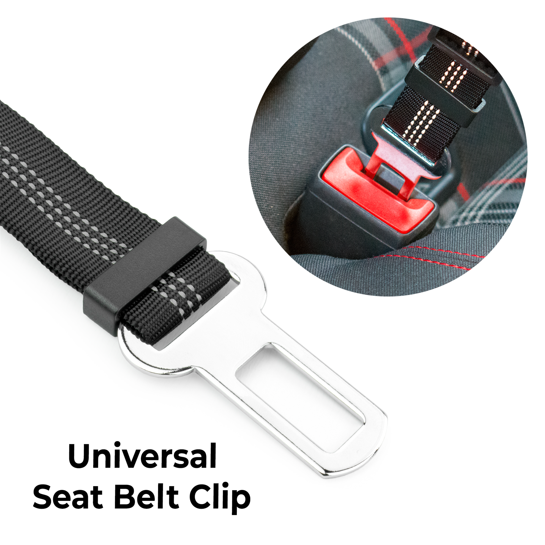 KCT 2 Pack Dog Seat Belt Clips Safety Harness