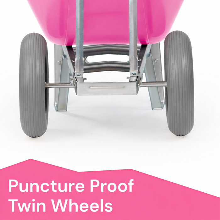 KCT 160L XL Twin Wheelbarrow